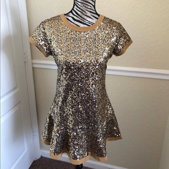 american girl gold dress